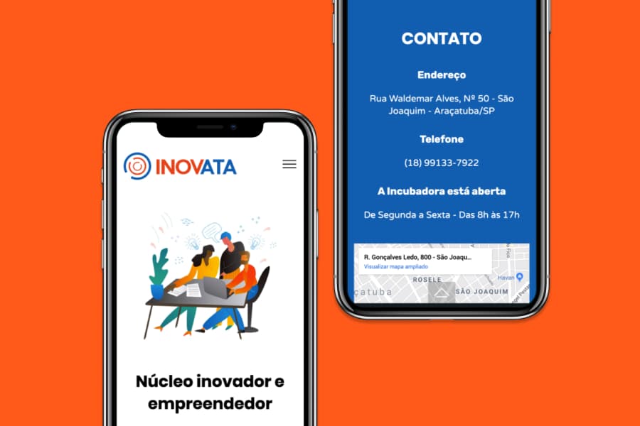 Site mobile Inovata Incubadora